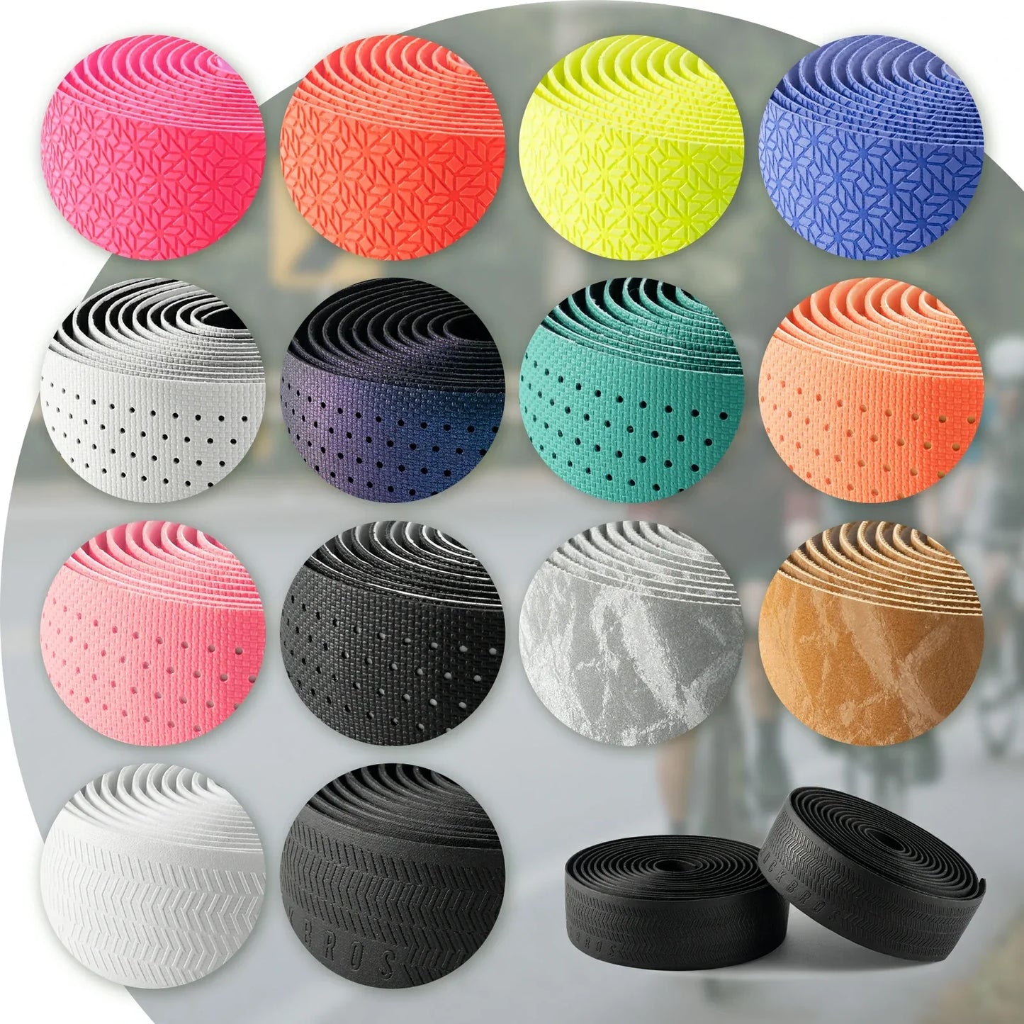 Road Bike Handlebar Tape 3mm Extra Long 220cm