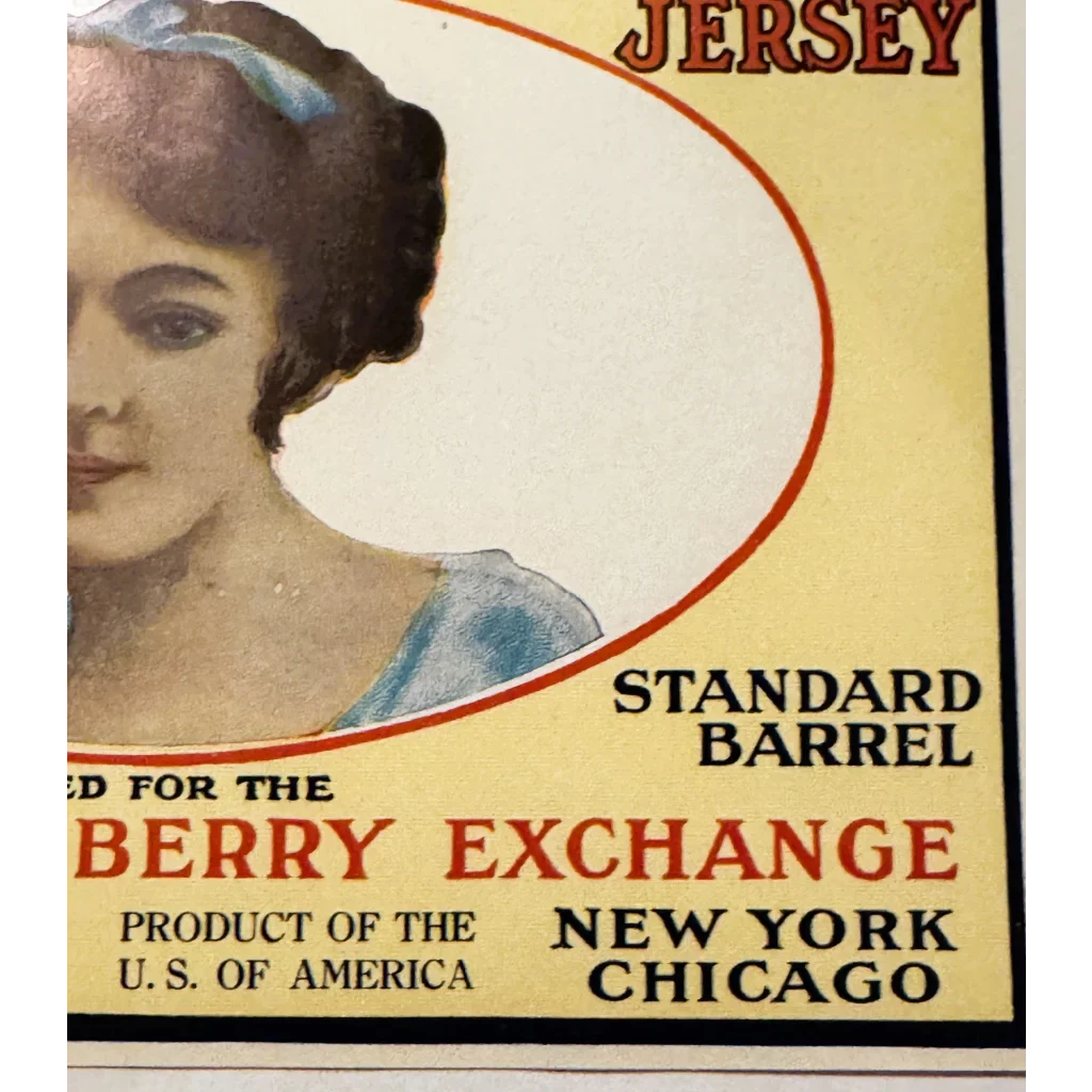 Roaring 20s Jersey Belle Cranberry Label Brings History to Life