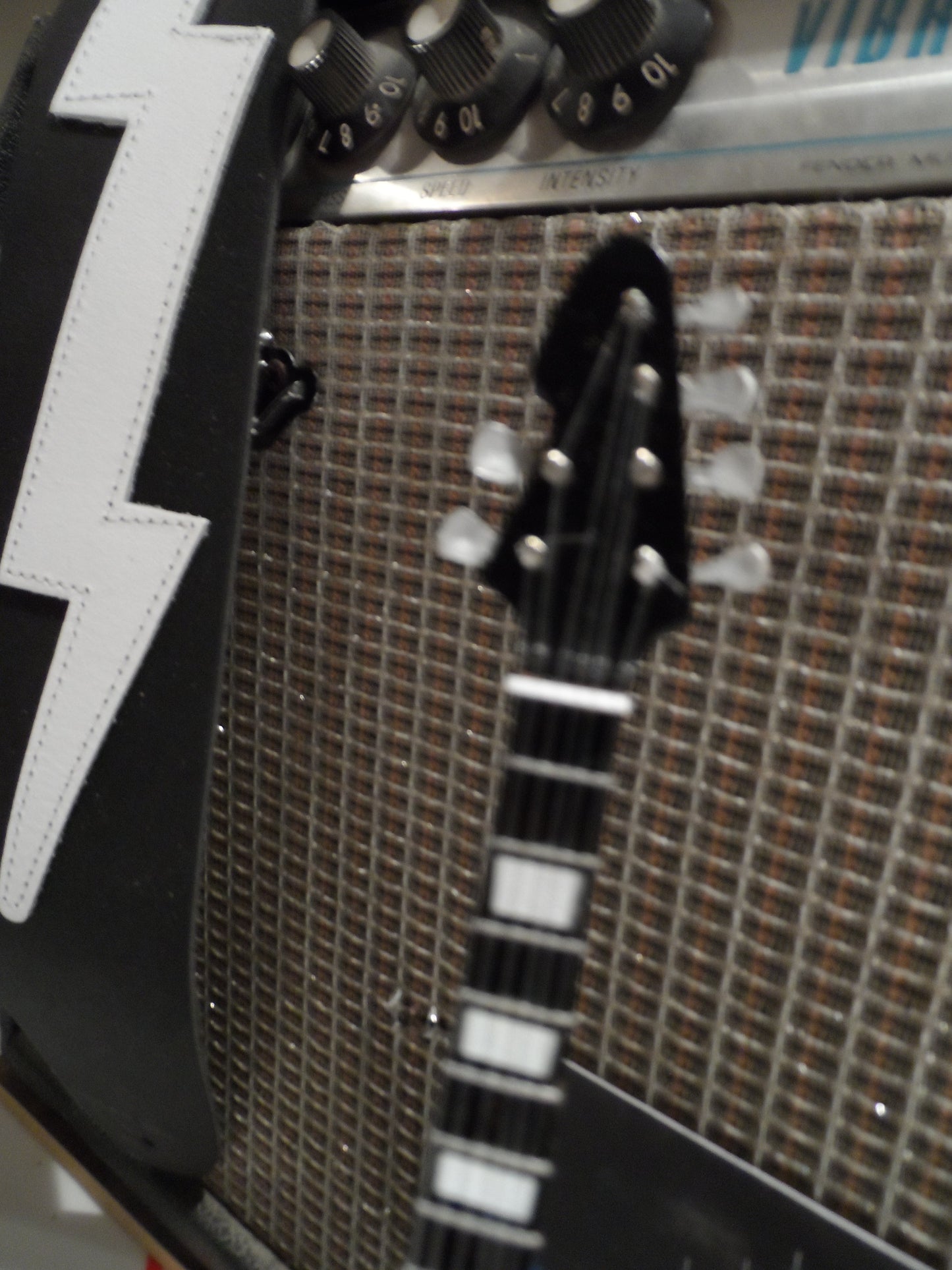 ROBERT SMITH - Ultra Cure Schecter Black Custom 1:4 Replica Guitar ~New~