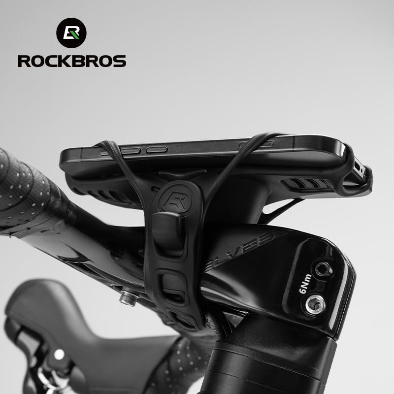 ROCKBROS Bicycle Motorcycle Bike Mount Phone Holder 4.6''