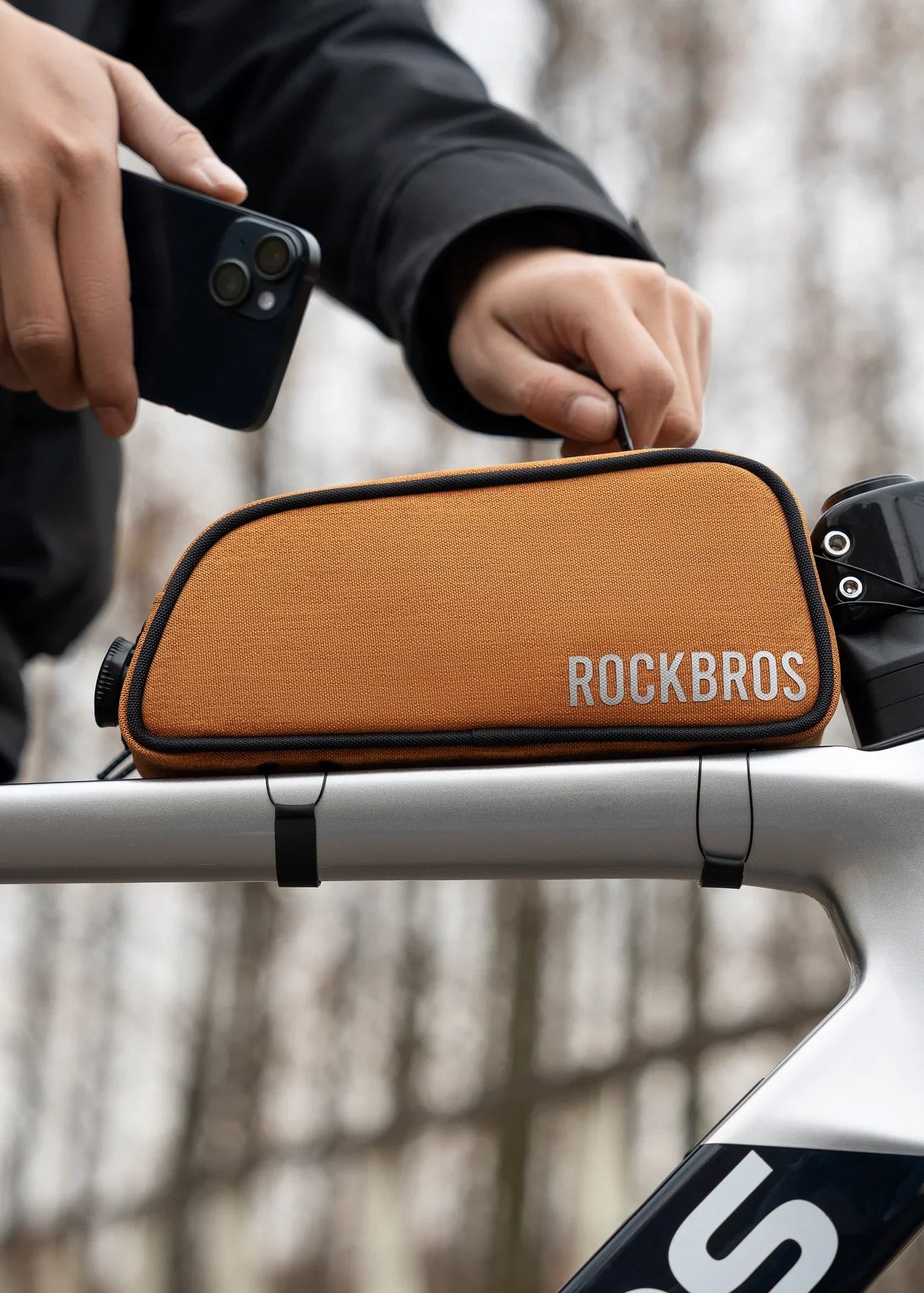 ROCKBROS Bike Frame Bag-Road to sky