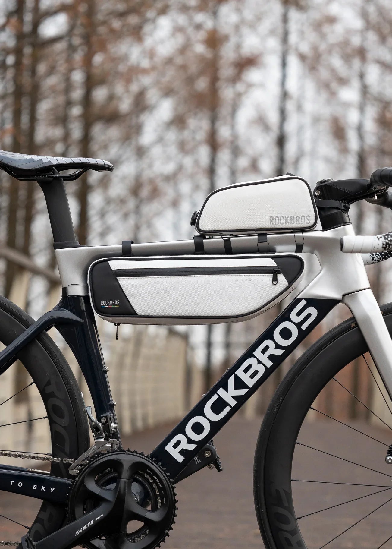 ROCKBROS Bike Frame Bag-Road to sky