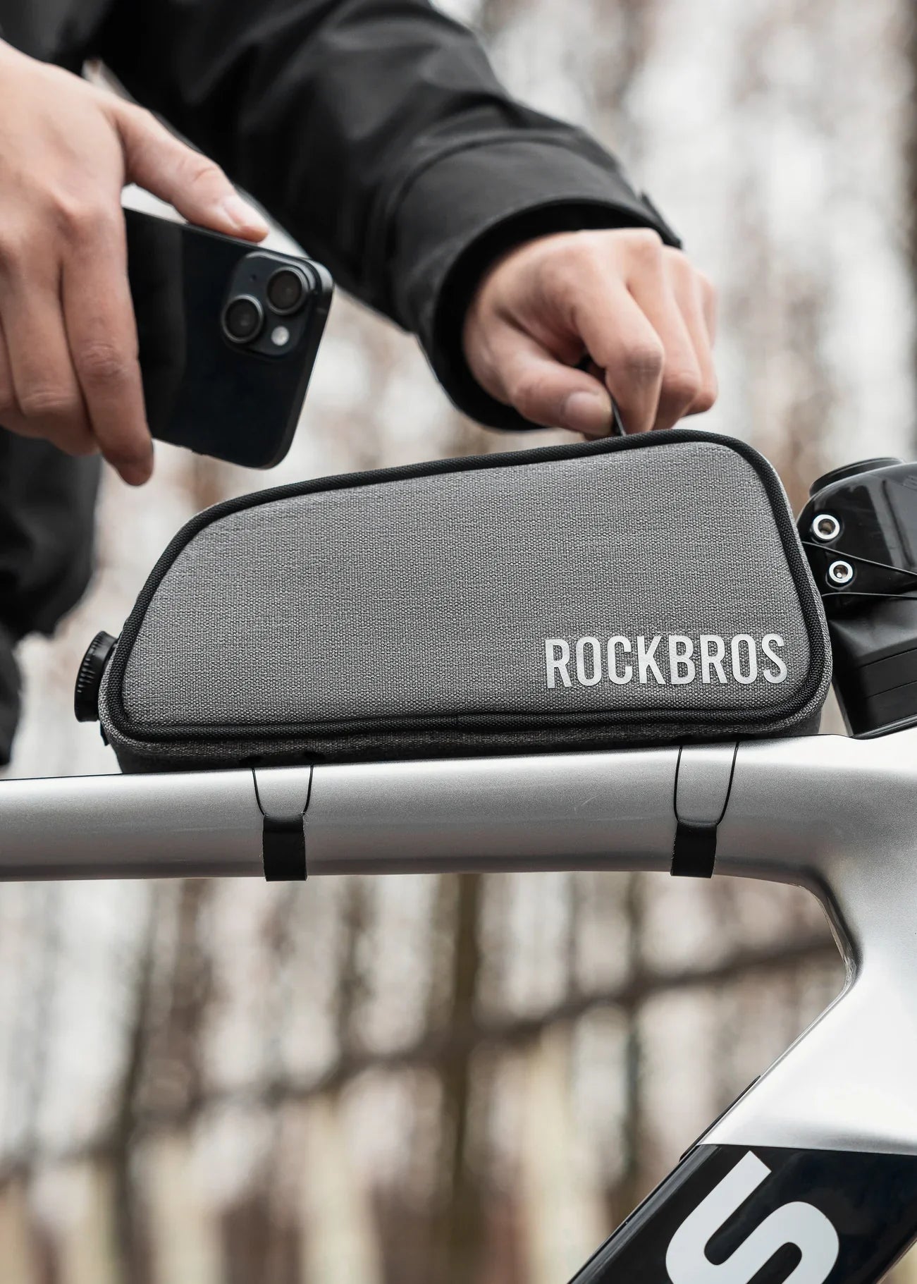 ROCKBROS Bike Frame Bag-Road to sky