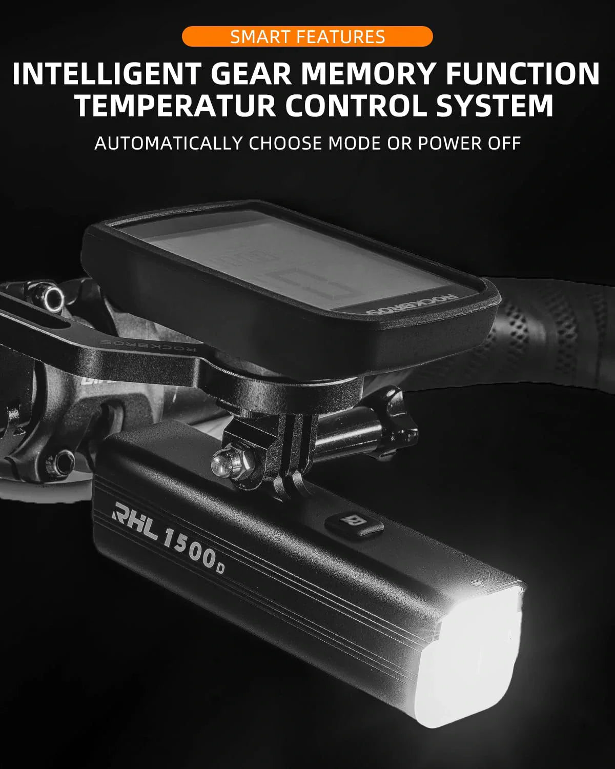 RHL 1000LM Bike Light Basic version