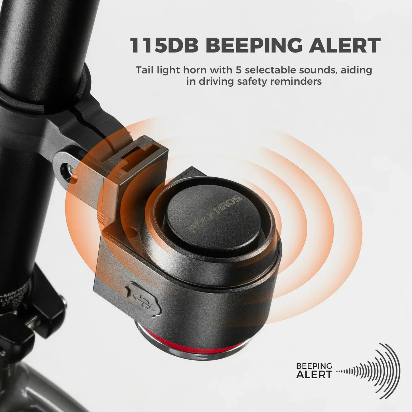 A8Pro Tail Light Remote USB-C With Horn 115dB