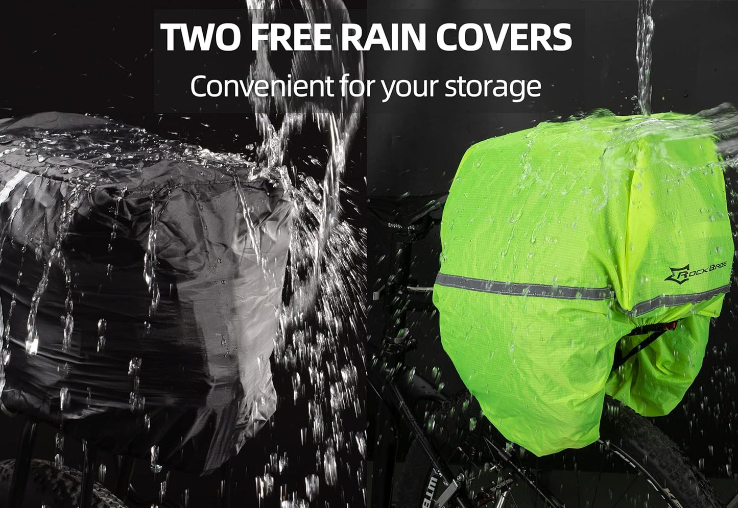 ROCKBROS Bike Trunk Bag 13L-25L Bike Rear Rack Bag