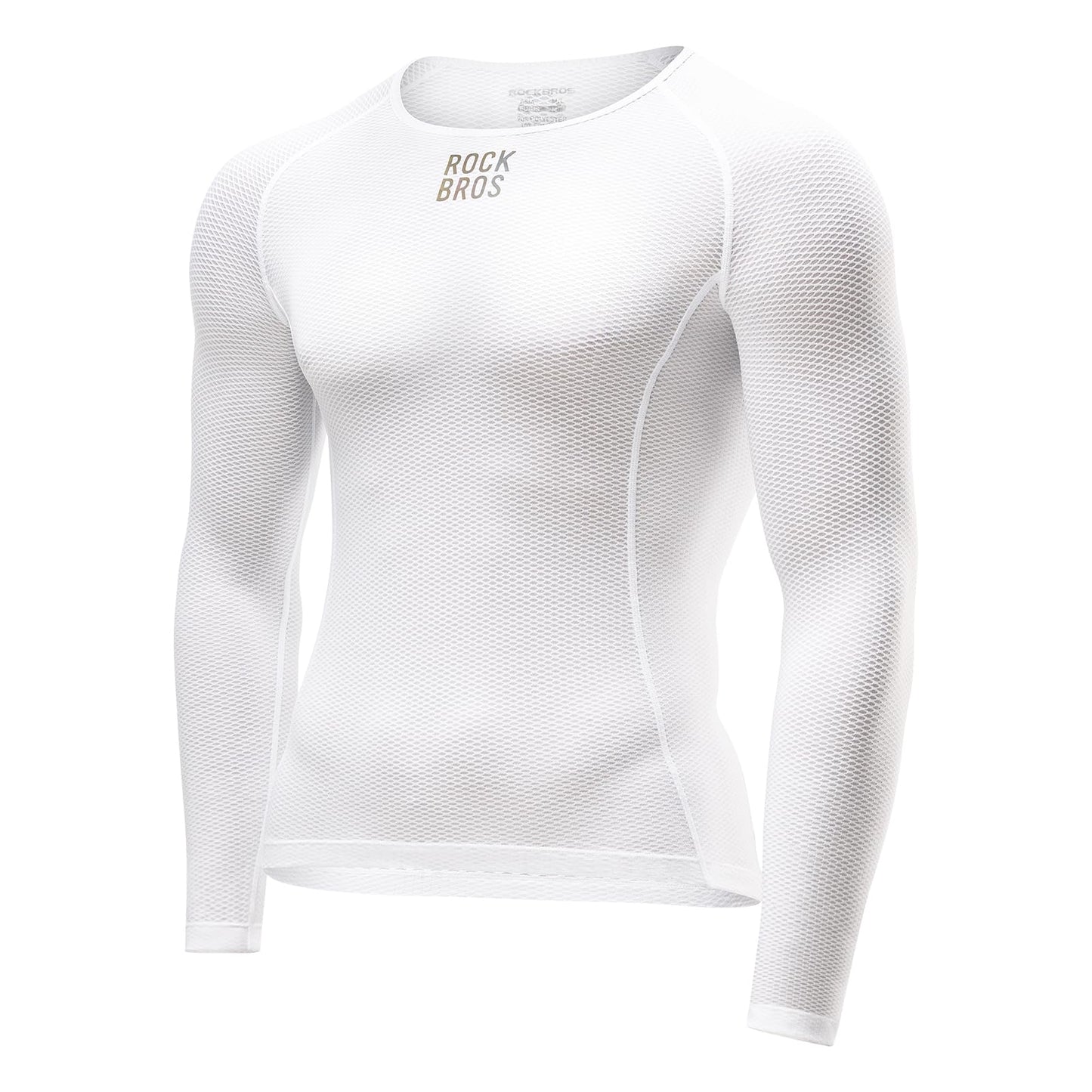 ROCKBROS Men's Long Sleeve Cycling Jersey Quick-Dry Seamless Underlayer