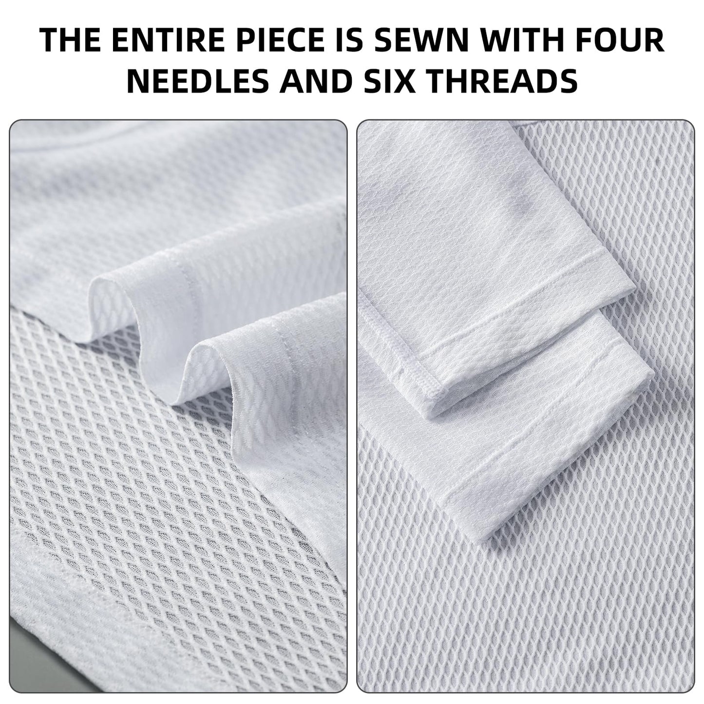 ROCKBROS Men's Long Sleeve Cycling Jersey Quick-Dry Seamless Underlayer