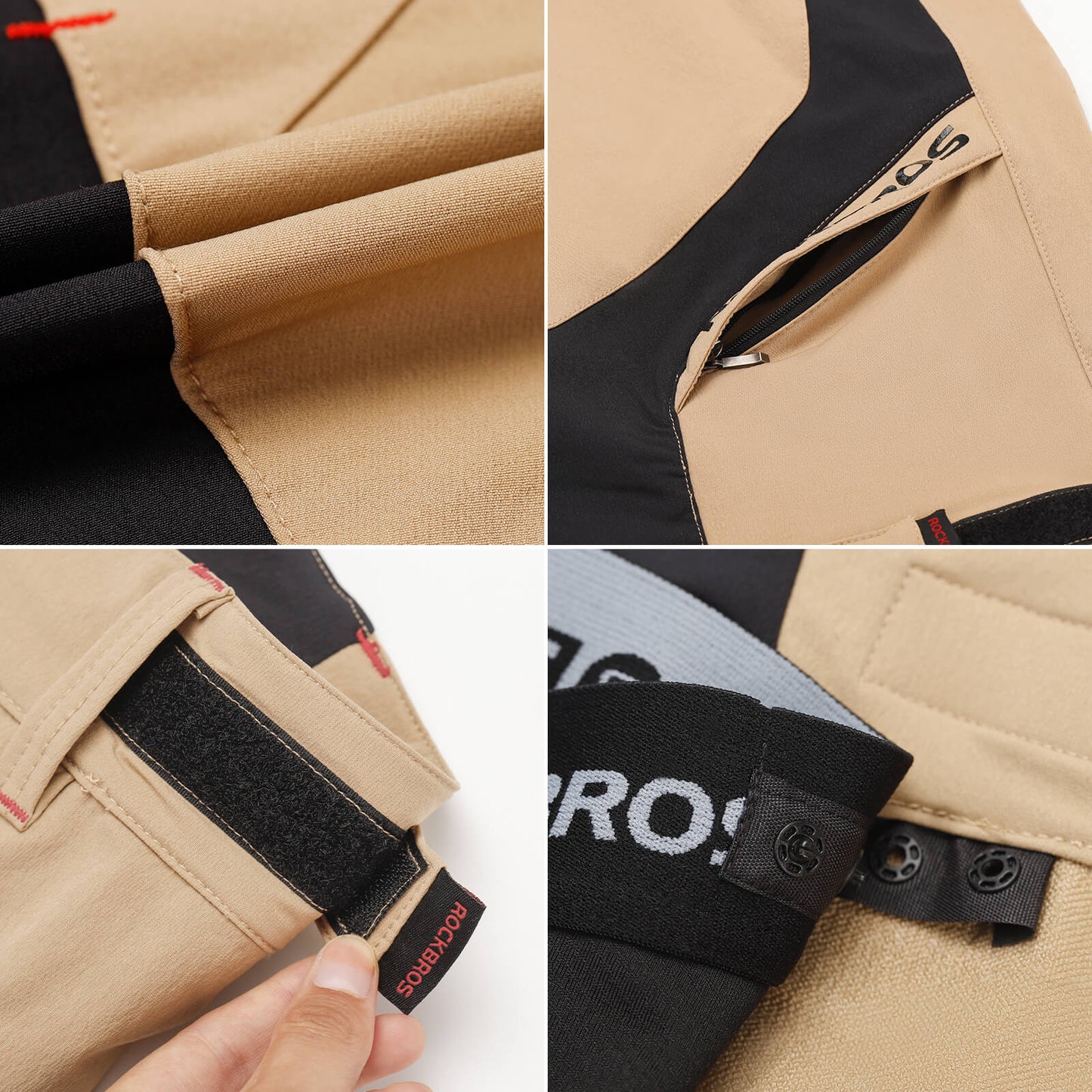 ROCKBROS Men's Cycling Shorts 4D Padded Compression Shorts