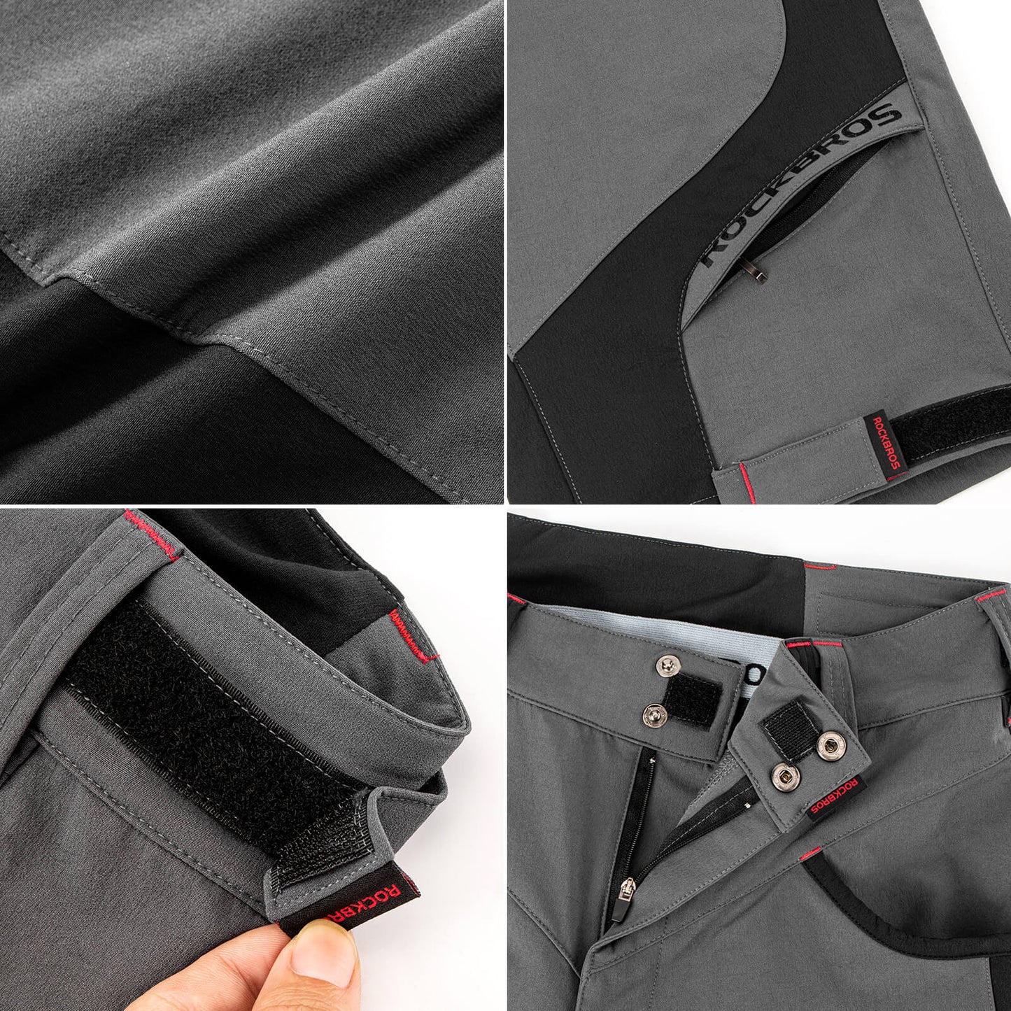 ROCKBROS Men's Cycling Shorts 4D Padded Compression Shorts