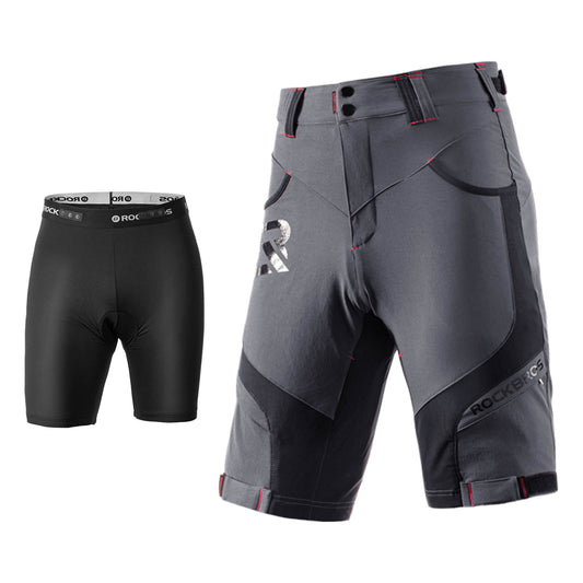 ROCKBROS Men's Cycling Shorts 4D Padded Compression Shorts