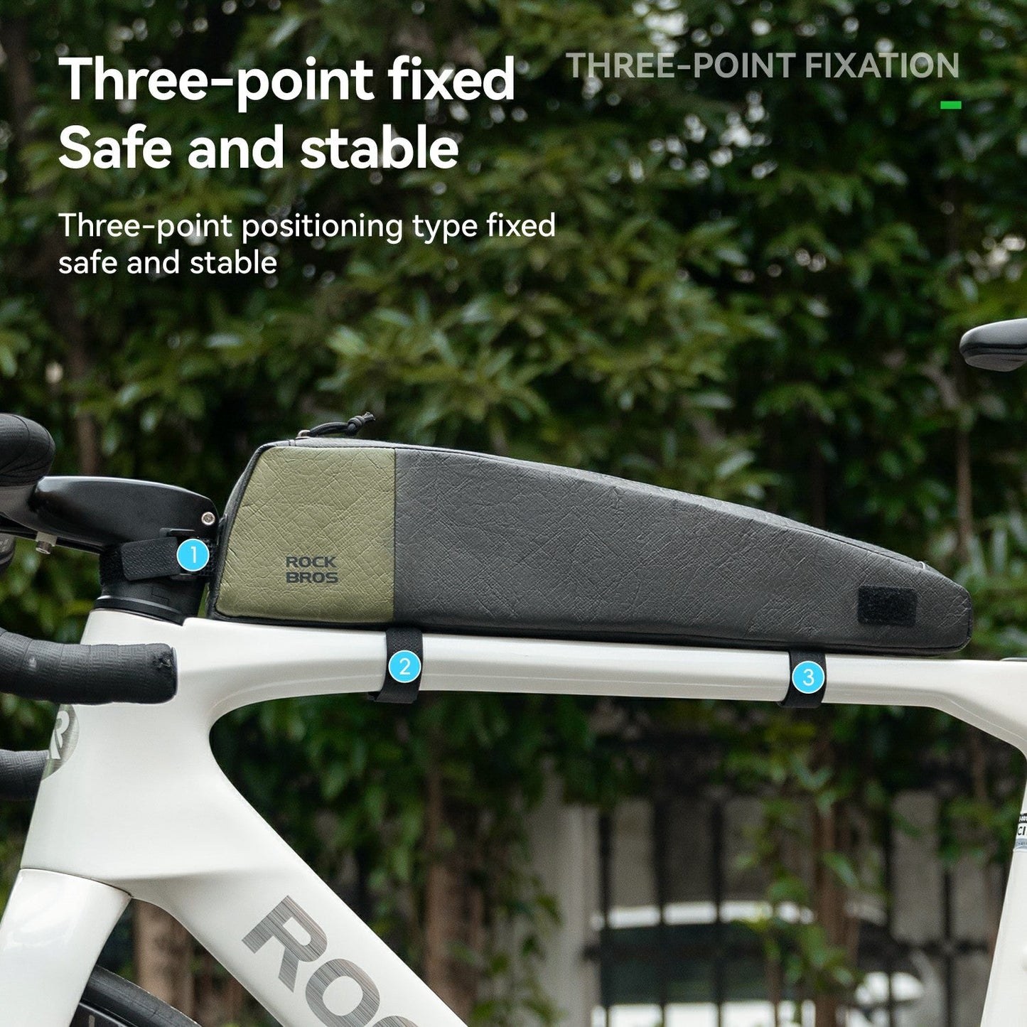 Sustainable Eco-Friendly Bike Top Tube Bag 0.9L