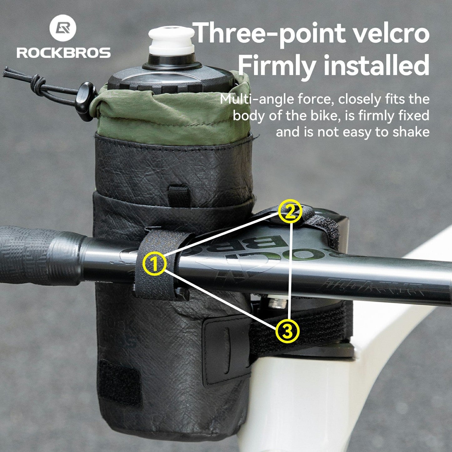 Sustainable Eco-Friendly Bike Water Bottle Bag 0.7L