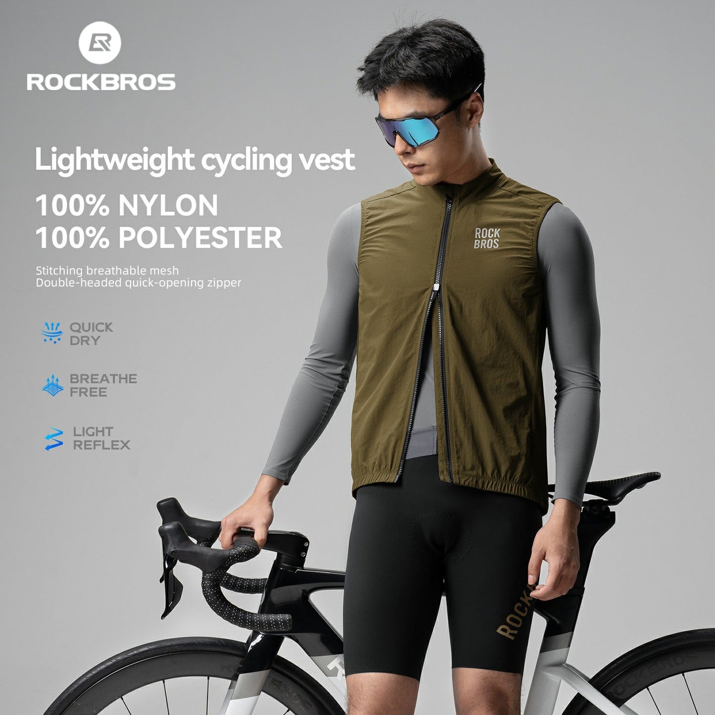 Windproof Cycling Vest Unisex