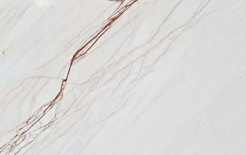 Rosso Venato White Bookmatching Marble Slabs Polished - Livfloors Collection