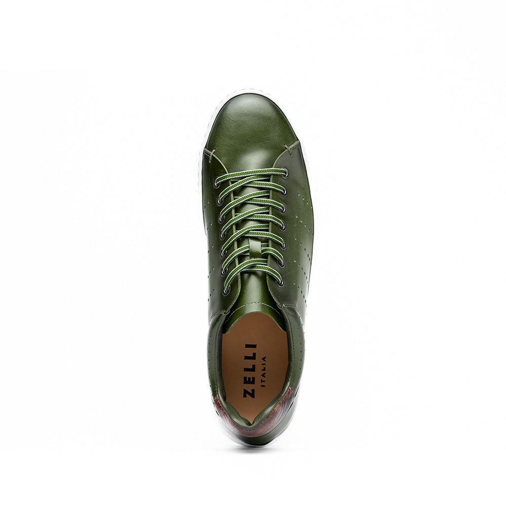 65-201-OLV RUSSO Burnished Italian Calfskin - Olive
