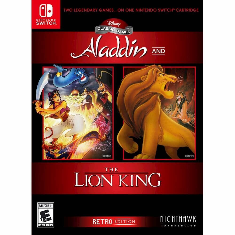 Disney Classic Games: Aladdin And The Lion King [Retro Clampshell Edition] (Nintendo Switch)