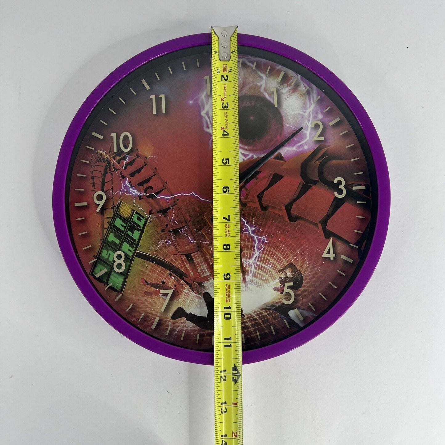 TRAVIS SCOTT (LIMITED EDITION) 2021 ASTROWORLD MERCH - ROLLER COASTER WALL CLOCK