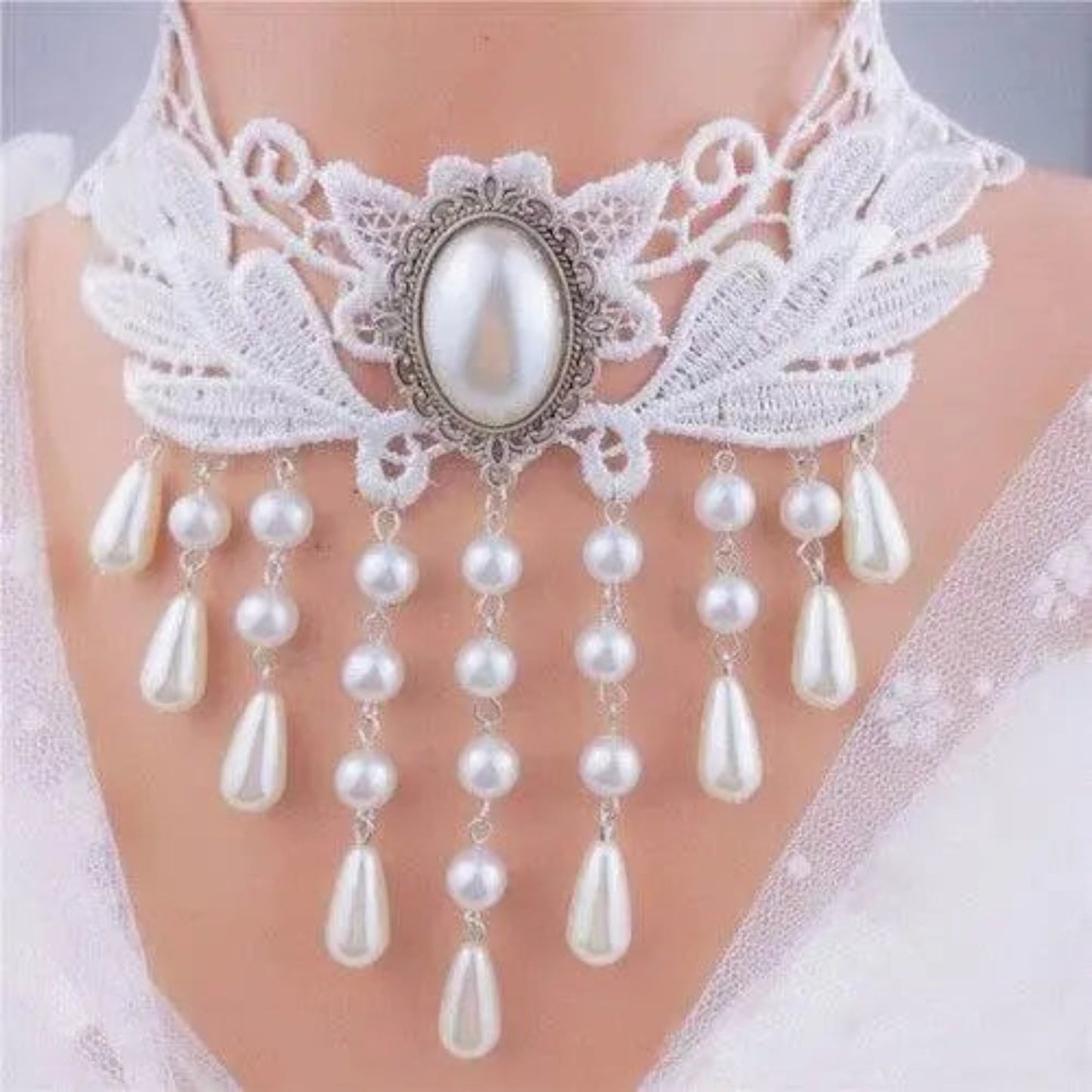Black Clavicular Chain Sexy Jewelry Accessories Fashion Lace Necklace Women