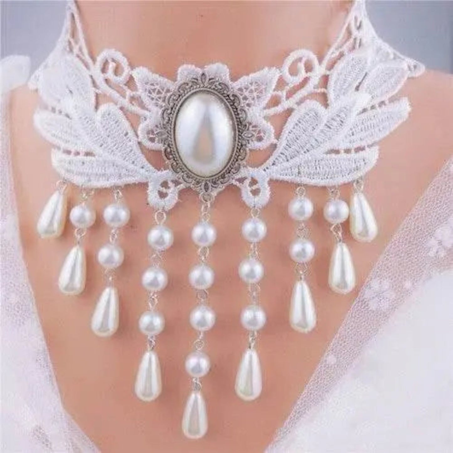 Black Clavicular Chain Sexy Jewelry Accessories Fashion Lace Necklace Women