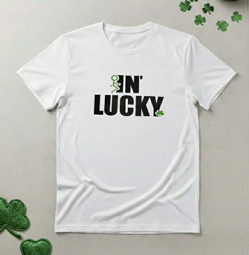 Men’s “F-In Lucky” St. Patrick’s Day Tee