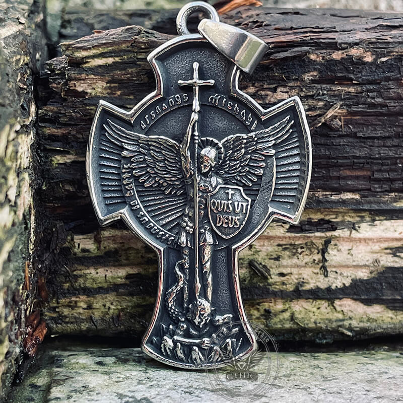 Saint Michael Stainless Steel Religion Pendant