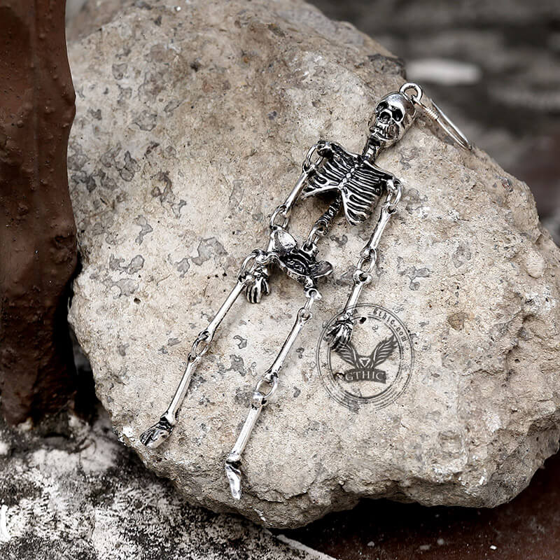 Scary Skeleton Alloy Earrings