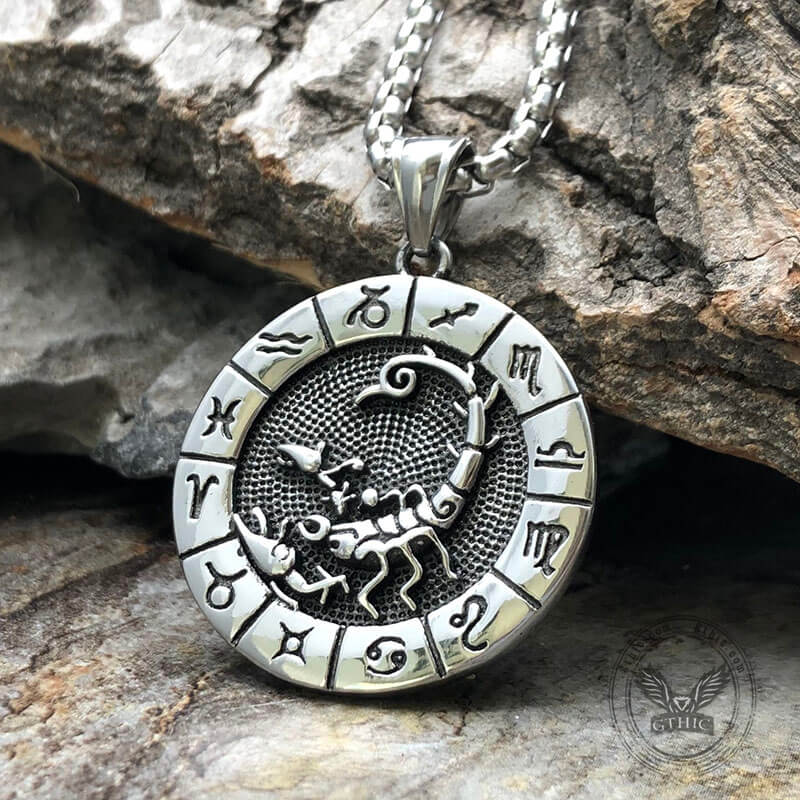 Scorpio Stainless Steel Pendant