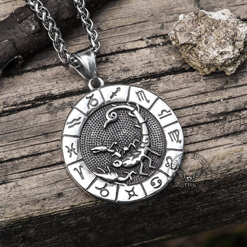 Scorpio Stainless Steel Pendant