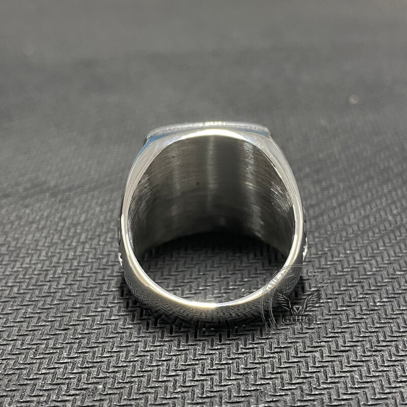 Scorpion Design Stainless Steel Signet Ring