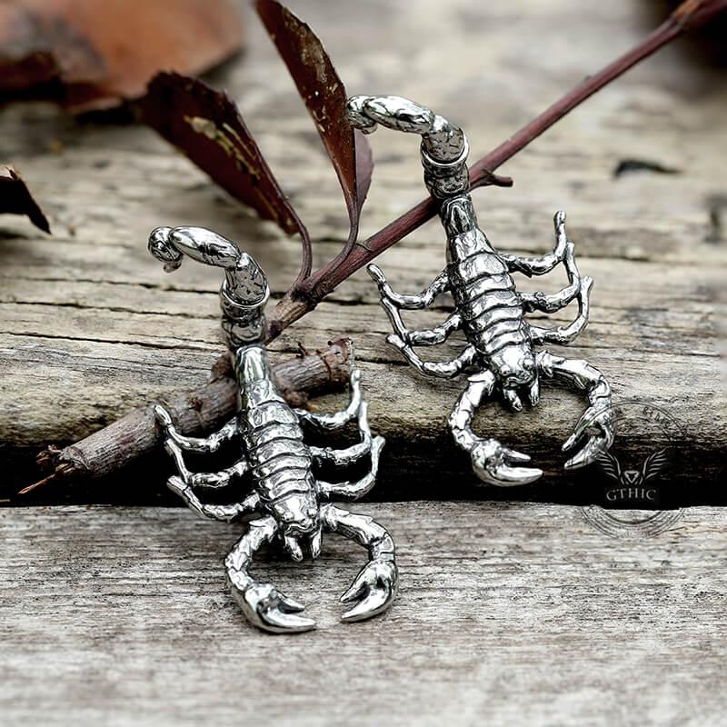Scorpion Stainless Steel Stud Earrings