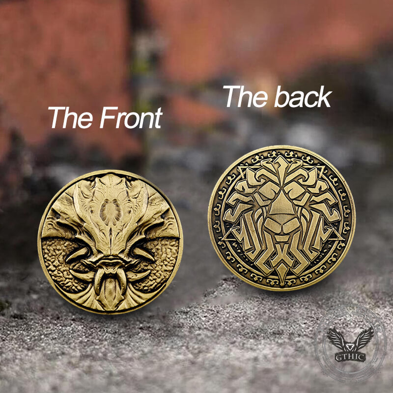 Seven Deadly Sins Of Pride Zinc Alloy Hobo Nickel Coin Pendant