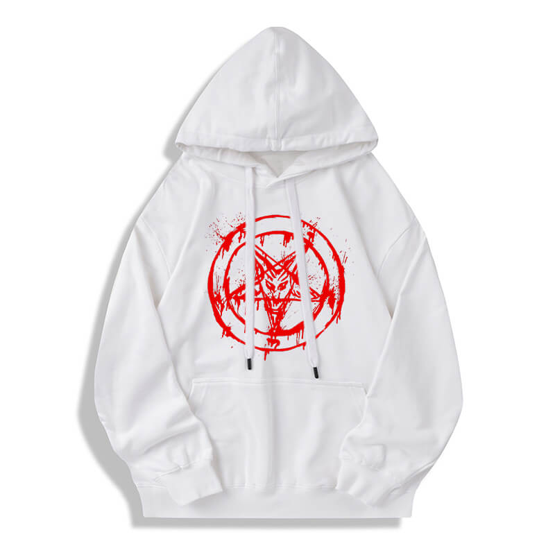 Sigil of Baphomet Cotton Pullover Hoodie
