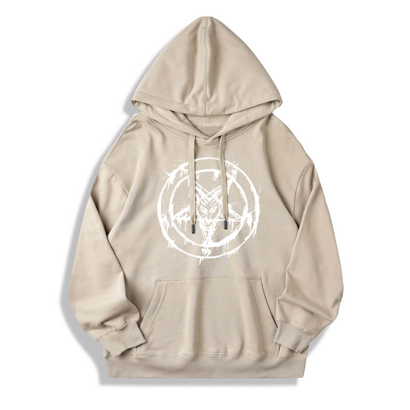 Sigil of Baphomet Cotton Pullover Hoodie