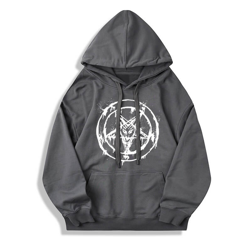 Sigil of Baphomet Cotton Pullover Hoodie