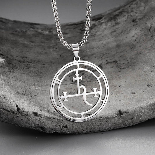 Sigil of Lilith Stainless Steel Necklace