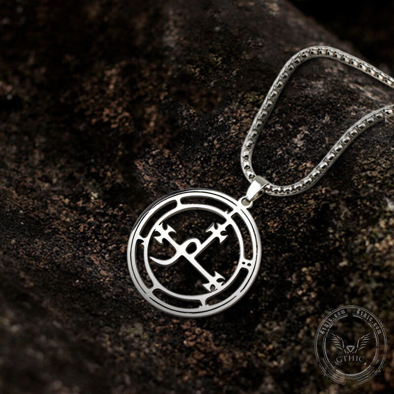 Sigil of Lilith Stainless Steel Necklace