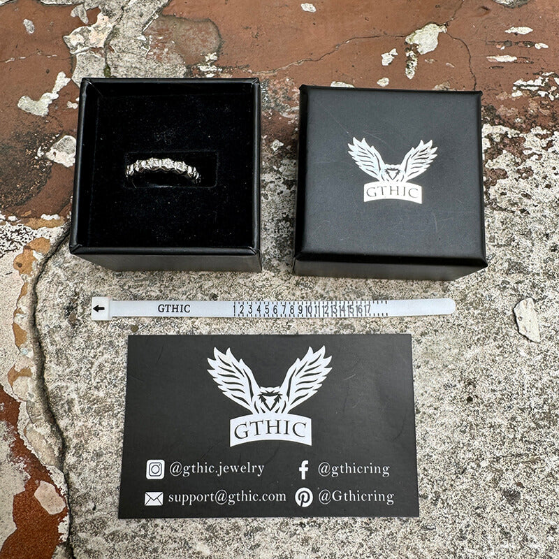 Simple Floral Stainless Steel Band Ring