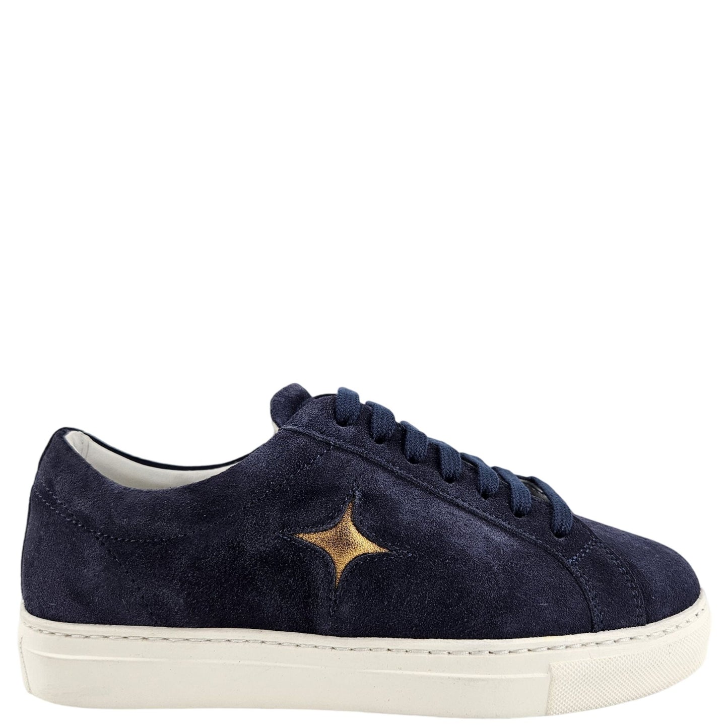 Blue Suede Sirius Star Womens Sneaker