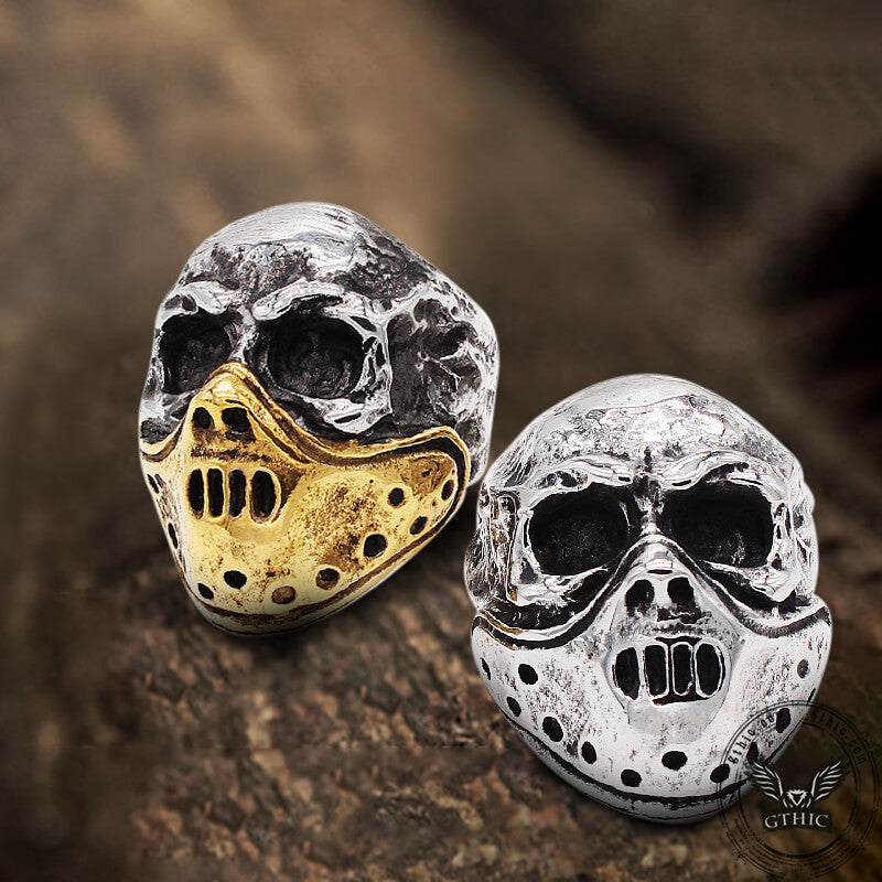 Hannibal Mask Stainless Steel Ring