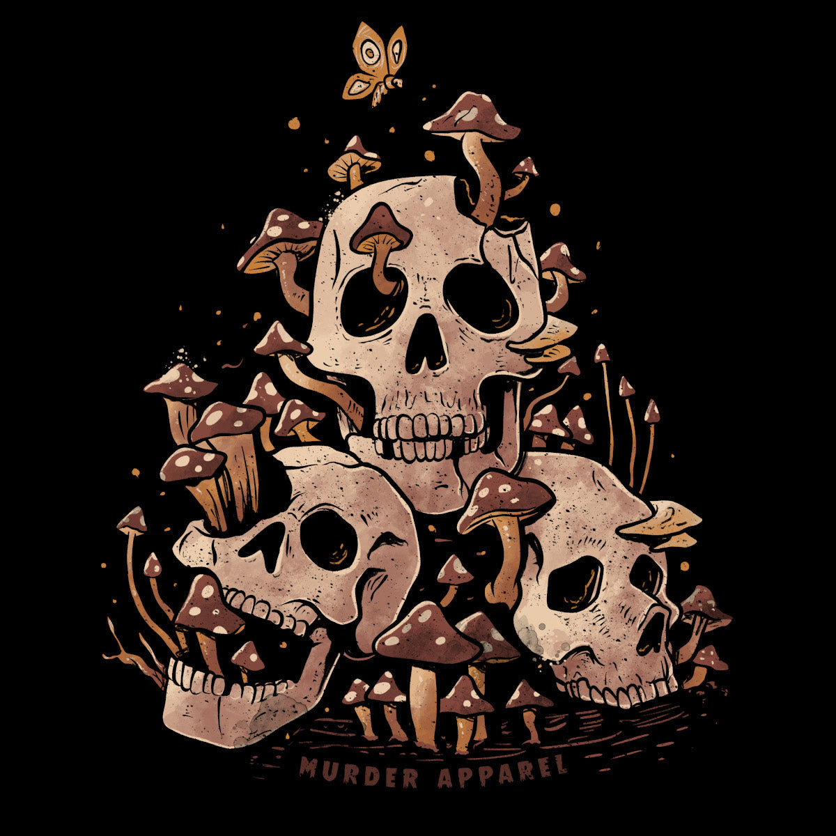 Skulls And Fungi T-shirt