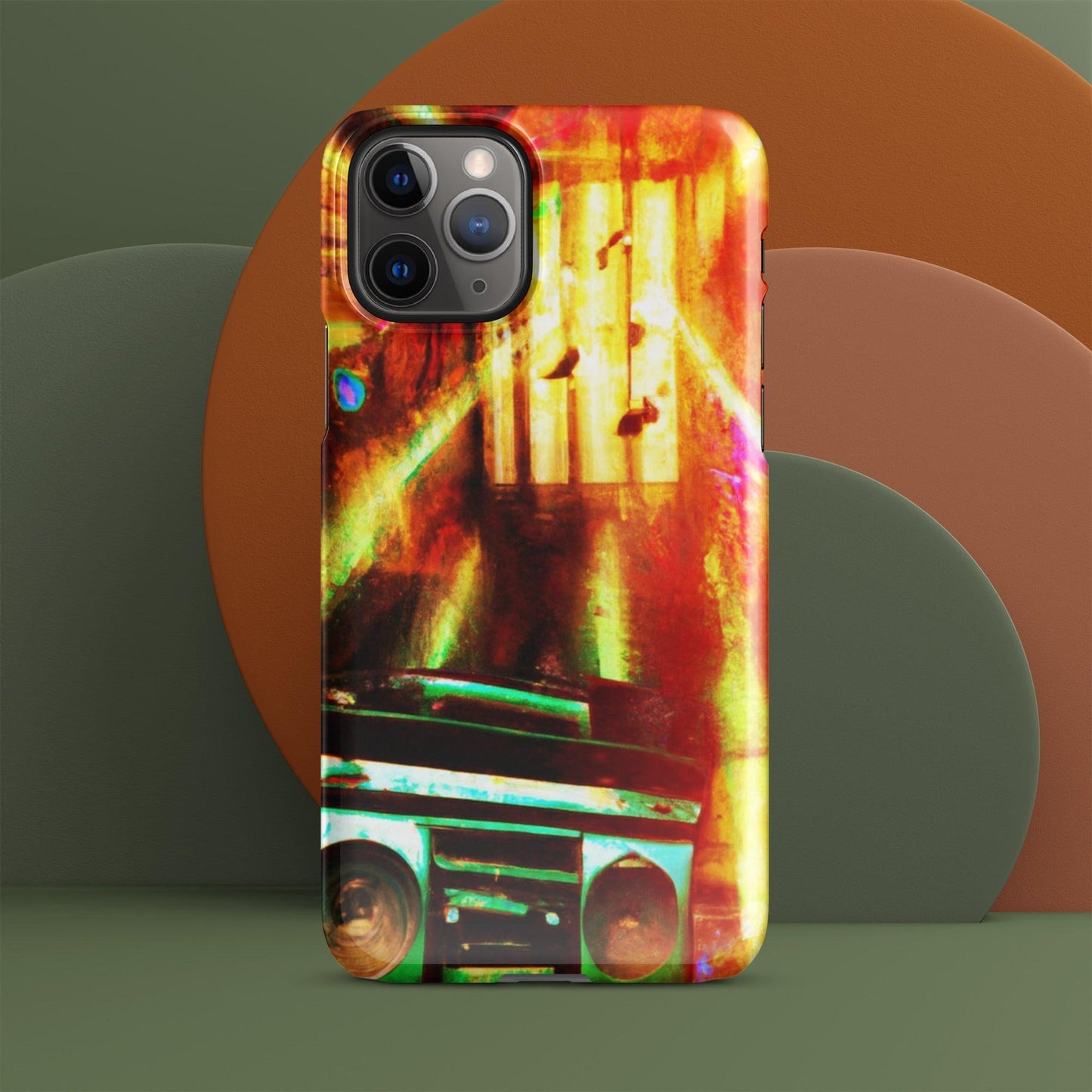 Prison BoomBox Light Burst Snap case for iPhone® - Lizard Vigilante