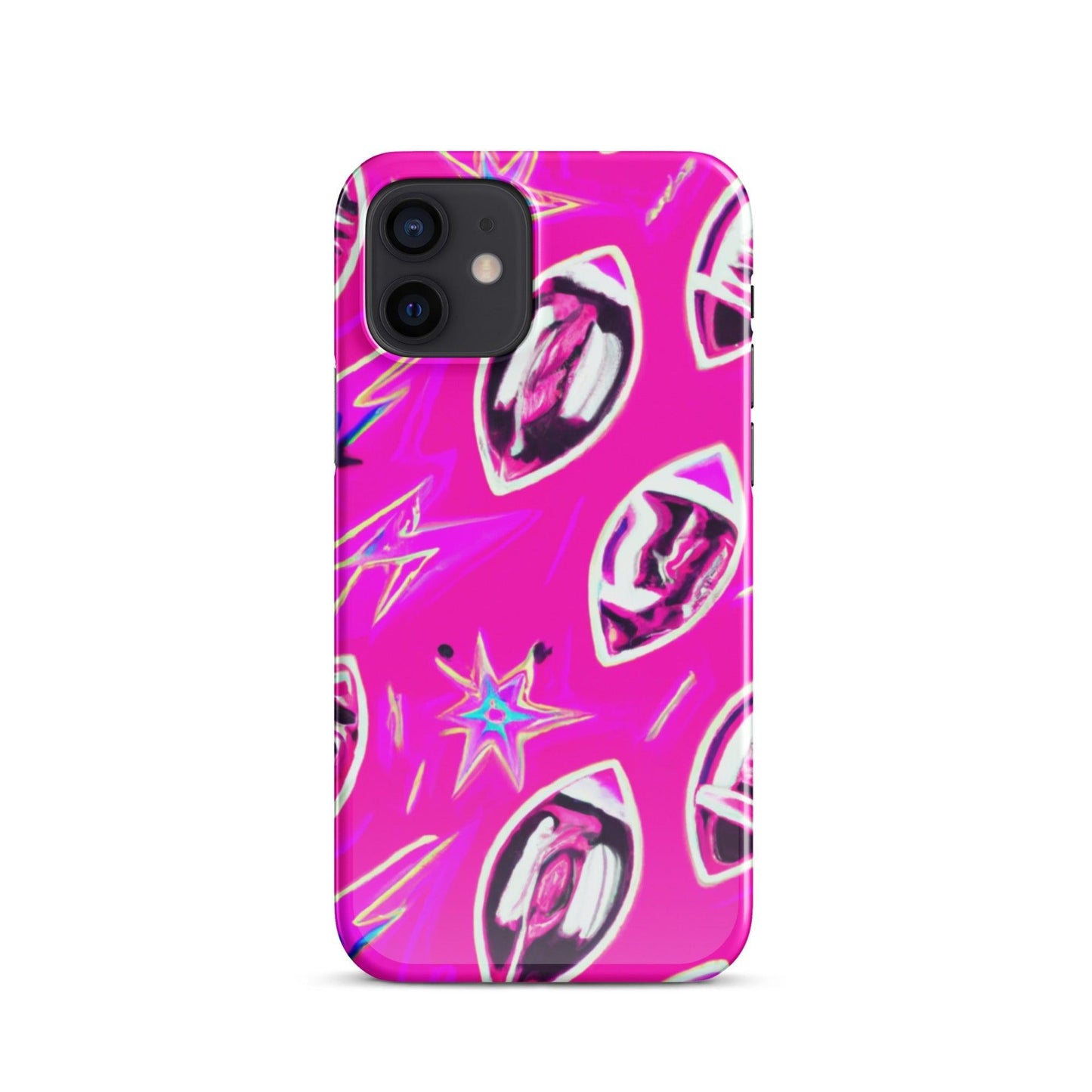 Pink Football Star Snap case for iPhone® - Lizard Vigilante