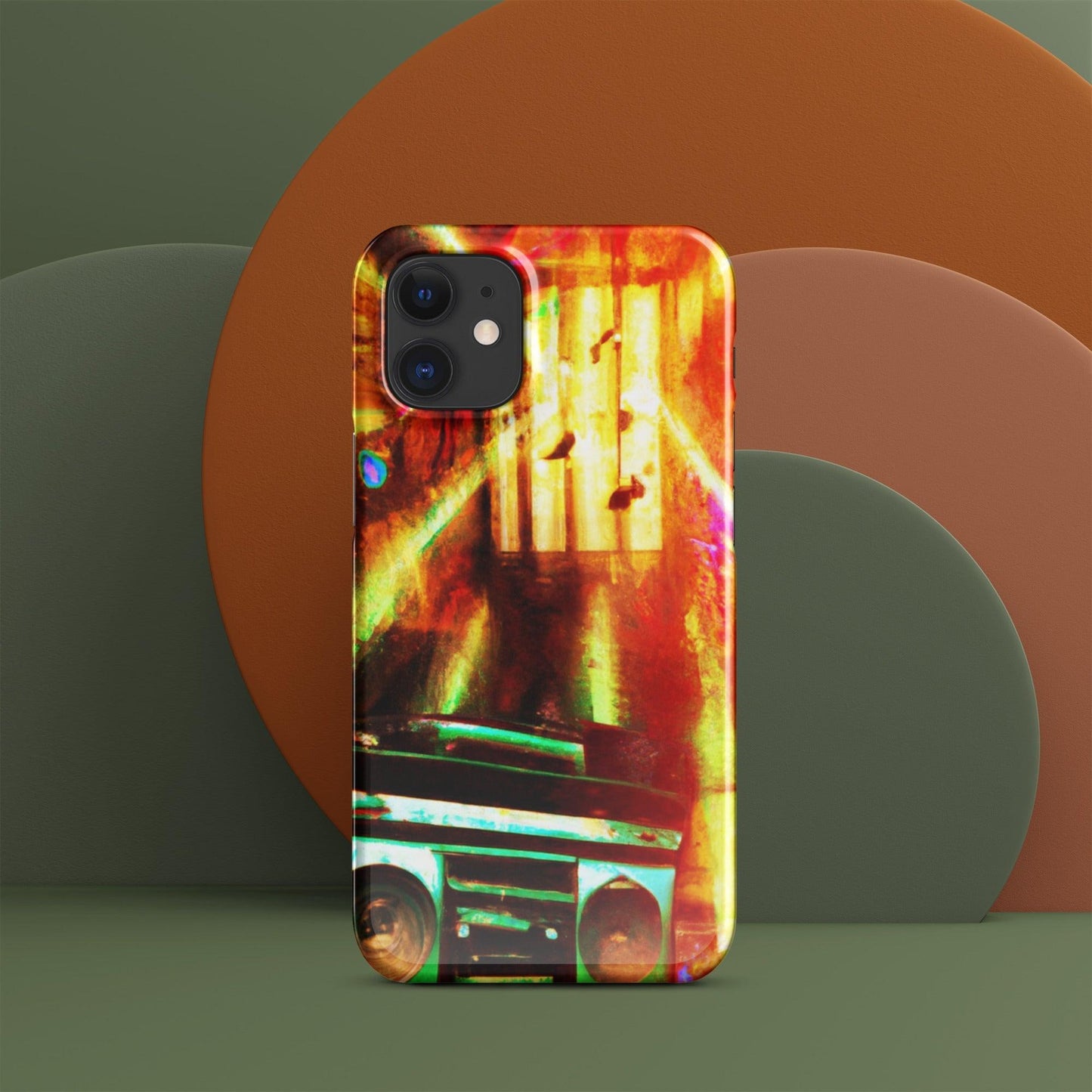 Prison BoomBox Light Burst Snap case for iPhone® - Lizard Vigilante