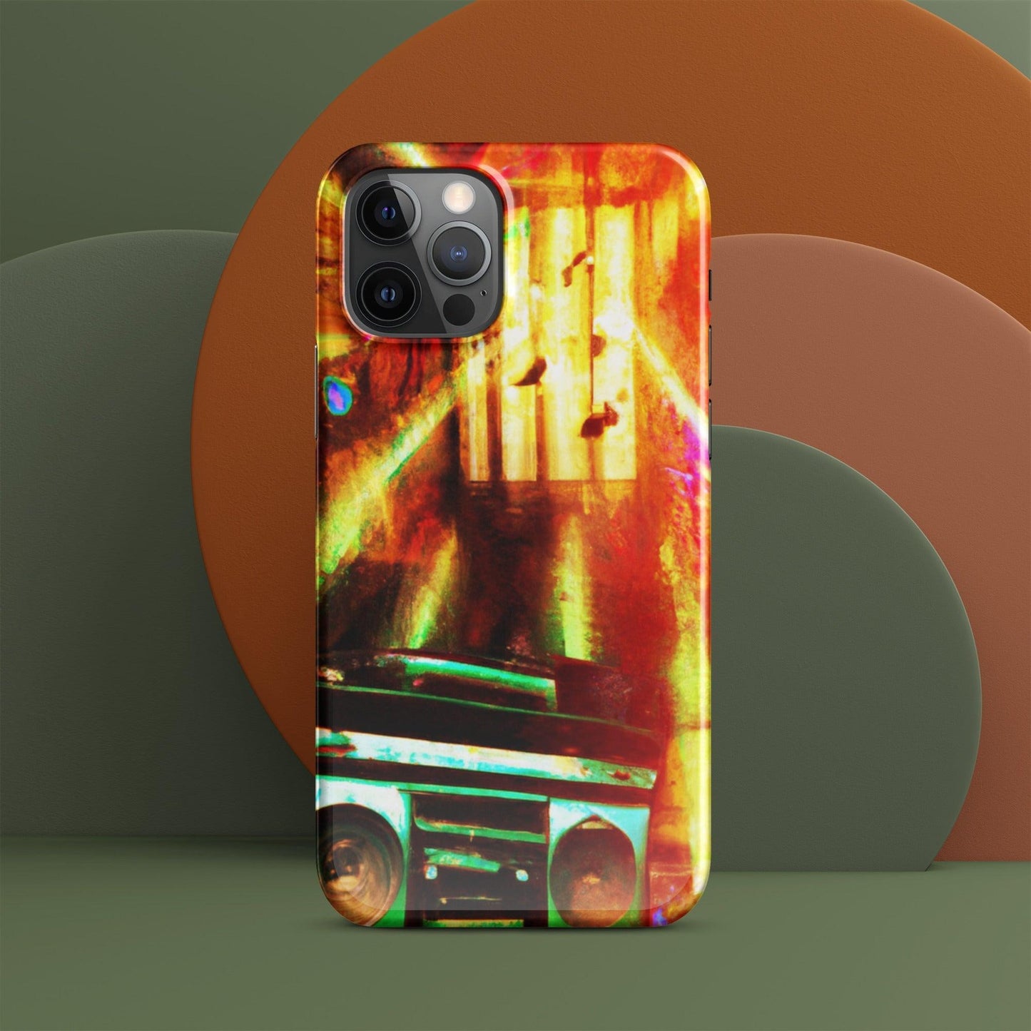 Prison BoomBox Light Burst Snap case for iPhone® - Lizard Vigilante