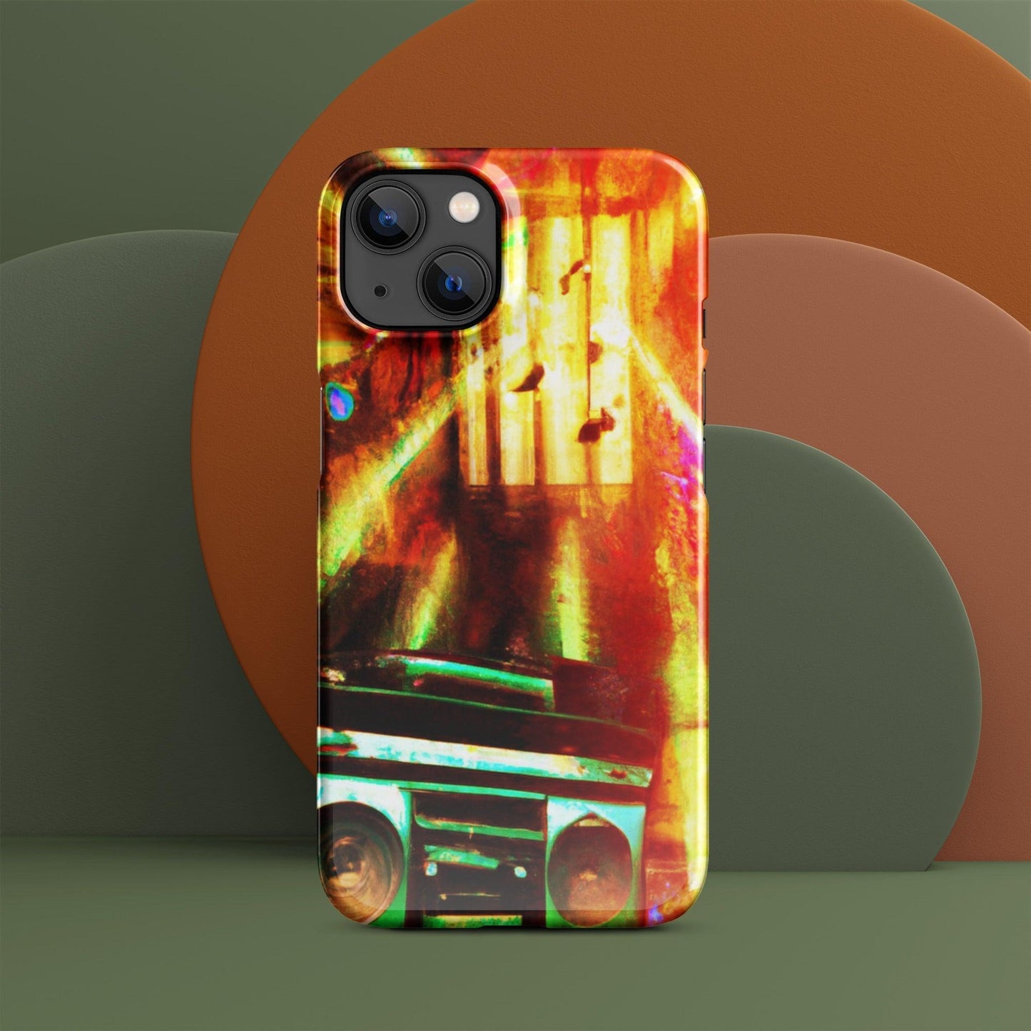 Prison BoomBox Light Burst Snap case for iPhone® - Lizard Vigilante