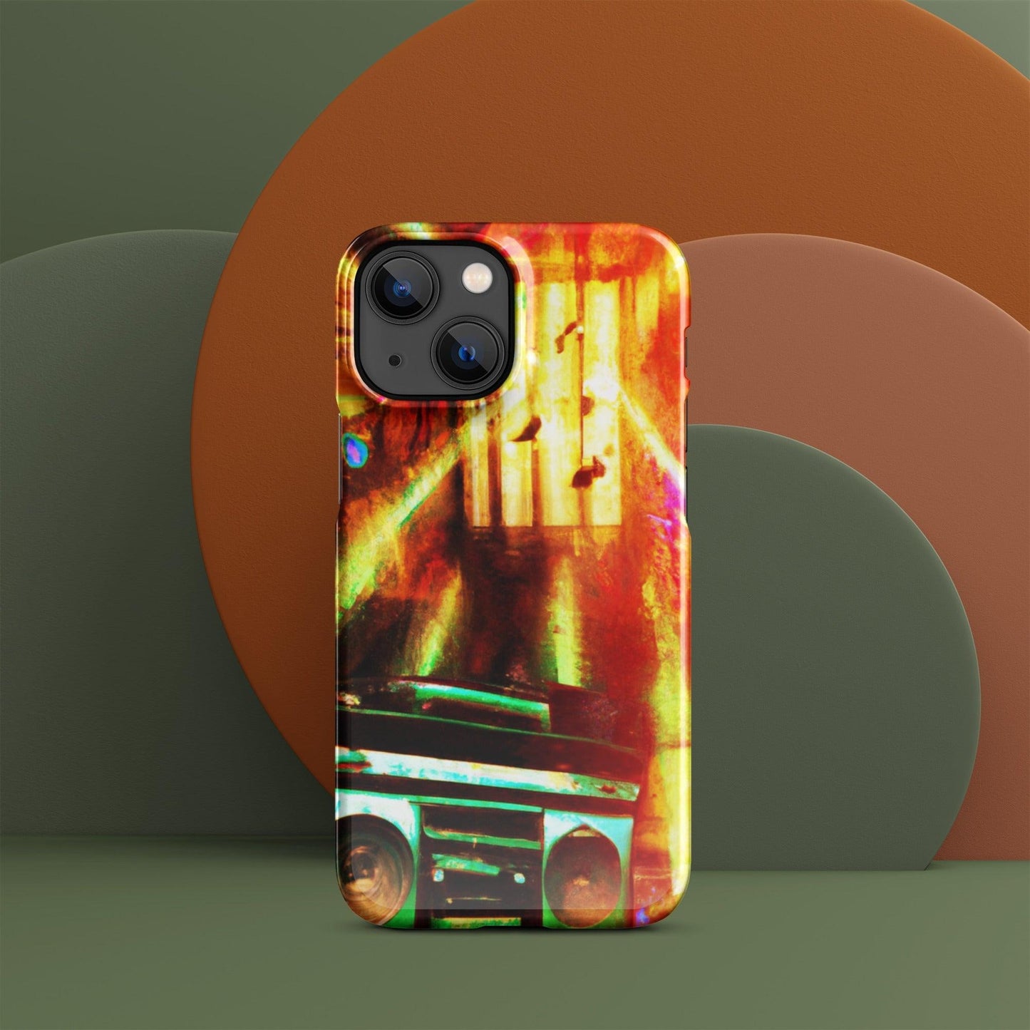 Prison BoomBox Light Burst Snap case for iPhone® - Lizard Vigilante