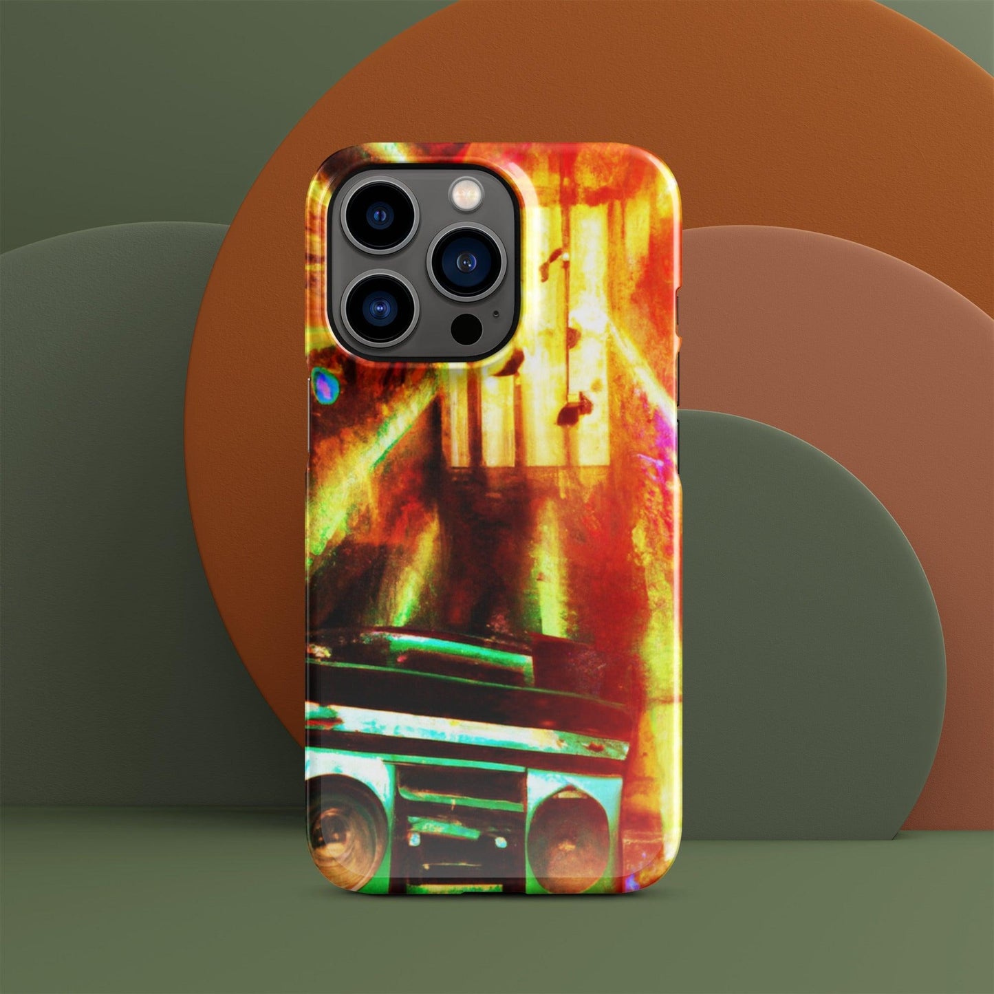 Prison BoomBox Light Burst Snap case for iPhone® - Lizard Vigilante