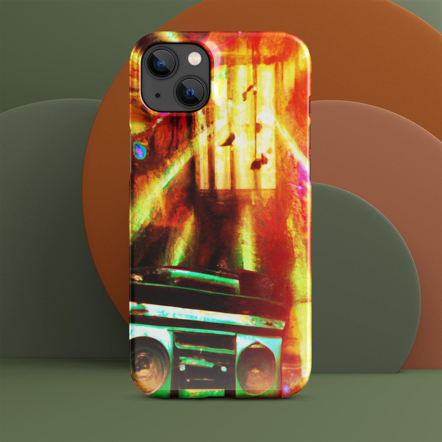 Prison BoomBox Light Burst Snap case for iPhone® - Lizard Vigilante