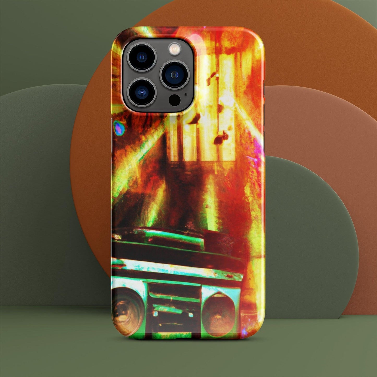 Prison BoomBox Light Burst Snap case for iPhone® - Lizard Vigilante